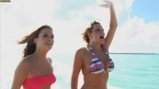 Anna Morris-Ord Sexy Bikini in a Boat from Shipwrecked 2008