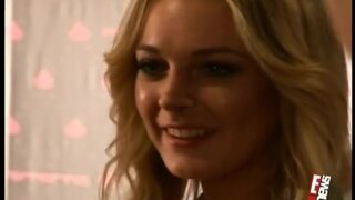 Lindsay Lohan Cleavage on E News