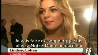 Lindsay Lohan Cleavage on E News