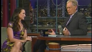 Kristin Davis on David Letterman