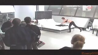 T.A.T.U. Making of Beliy Plaschik MTV Russia clip
