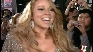 Mariah Carey Cleavage on E News