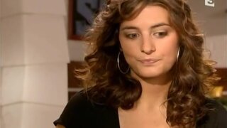 Laetitia Milot french actress cleavage on Plus Belle la Vie