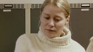 Trine Dyrholm wearing nothing from Forbrydelser