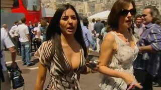 Elisabetta Gregoriaci Topless on Beach and Shoot on RTL Exclusiv