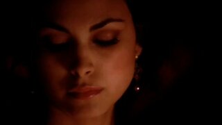 Morena Baccarin topless from behind on Firefly