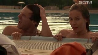 Lisa Martinek Naked in pool in Das Zimmermadchen und der Millionar