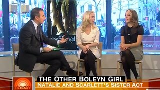 Natalie Portman and Scarlett Johansson on the Today show