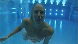 Anke Scholz German Swimmer swimming Naked
