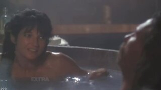 Ellen Barkin Nude in hottub from Wild Bill
