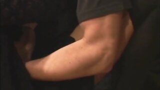 Amanda Tapping Bare Titty banging in elevator in Stuck