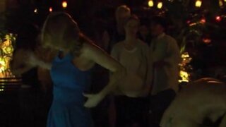 Katherine Moennig and Laurel Holloman Topless in pool on the L Word S05E05