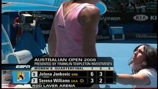 Jelena Jankovic Great Up-Skirt from The Australian Open