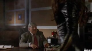 Emmanuelle Vaugier in leather from Blonde And Blonder