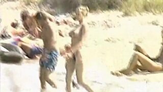 Anna Falchi Paparazzi Topless Video