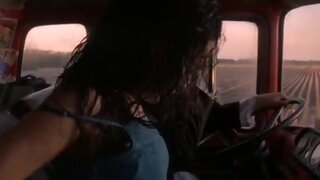 Mila Kunis Looking Hot, showing a bit of skin, in Moving McAllister