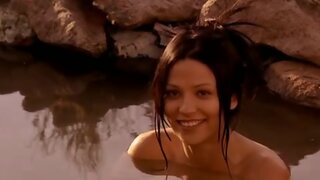 Navi Rawat Naked in the water from Undead Or Alive