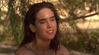 Jennifer Connelly Topless and in Bikini from The Hot Spot
