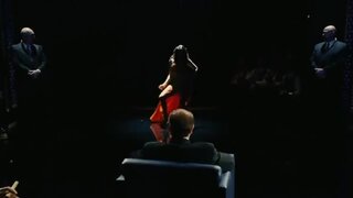 Tracy Phillips dancing erotically from Charlie Wilsons War