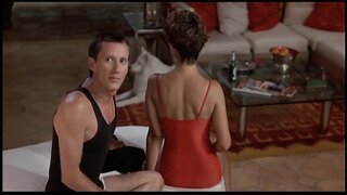 Rachel Ward in red swimsuit from Against All Odds