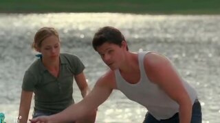 V.J. Benson Topless Sunbathing in Lake Placid 2