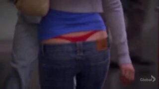 Leighton Meester wearing a thong on House s3ep3