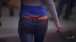 Leighton Meester wearing a thong on House s3ep3