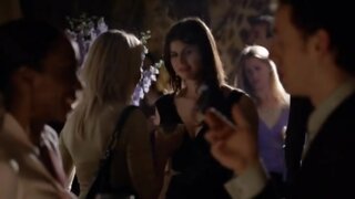 Alexandra Daddario Side Boob on Conviction s01e01
