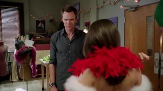 Alison Brie in Sexy Santa outfit on Community s03e10