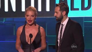 Katherine Heigl Cleavage at the AMAs