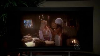 Courtney Thorne-Smith Cleavage on Two and a Half Men s09e05
