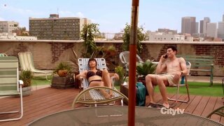 Hannah Simone in Bikini on New Girl s01e05