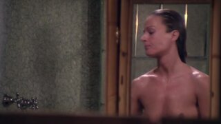 Olga Karlatos Nude Showering in Zombie