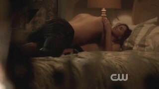 Shelley Hennig in Underwear on The Secret Circle s1e05