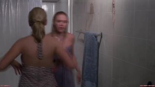 Dominique Swain and Jennifer Alden Undressed in Fall Down Dead