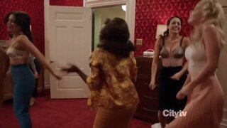 Amber Heard and Jenna Dewan in Underwear on The Playboy Club s01e03