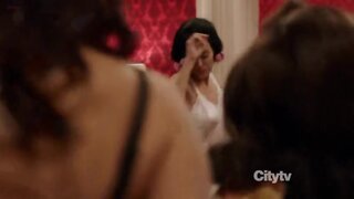 Amber Heard and Jenna Dewan in Underwear on The Playboy Club s01e03