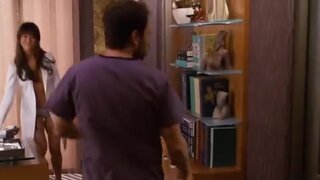 Jennifer Aniston Side Boob and in Undies in Horrible Bosses
