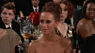 Jennifer Love Hewitt Cleavage at Golden Globe Awards 2011