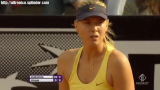 Maria Sharapova Miniskirt and Legs at Finale Internazionali DItalia