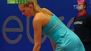 Nicole Vaidisova Pokers at WTA Tour Linz