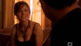 Emily Deschanel Cleavage from Bones