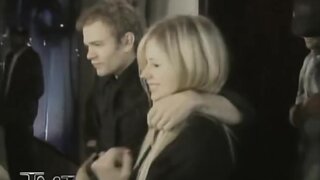 Avril Lavigne Sexy Partying on the street