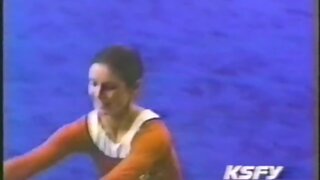 Stephanie Zimbalist doing gymnastics from The Golden Moment: An Olympic Love Story