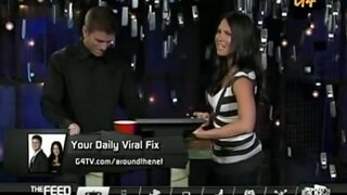 Olivia Munn Deep Throats and spits