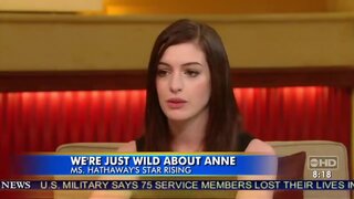 Anne Hathaway on Good Morning America