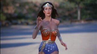 Lynda Carter (Wonder Woman) Huge Bouncing Breasts Slomo