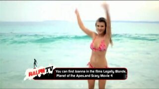 Joanna Krupa in Bikini on Aussie RalphTv