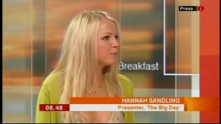 Hannah Sandling on Breakfast News