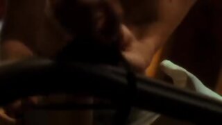 Rhona Mitra in her Underwear tied up in bed from Number 23